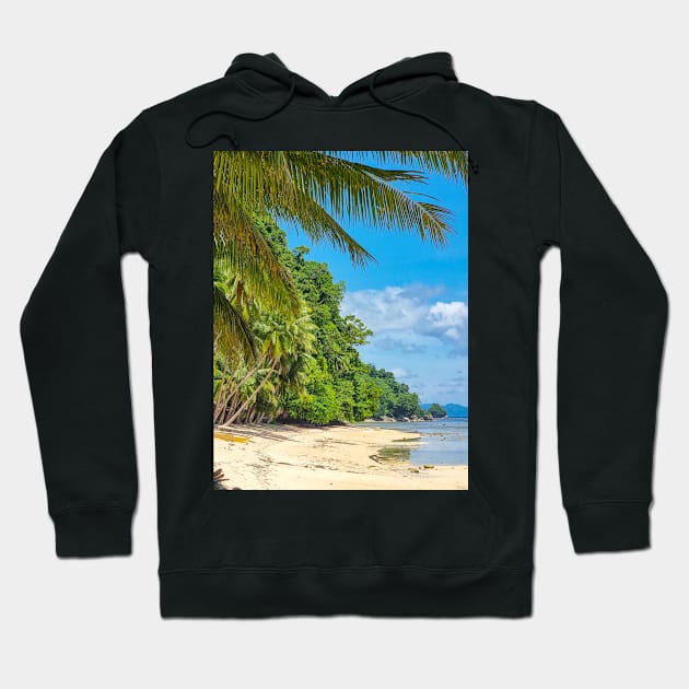 Panaraga Beach, Barobo, Surigao del Sur, Mindanao, Philippines Hoodie by Upbeat Traveler